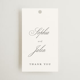 Wedding Favor Tags