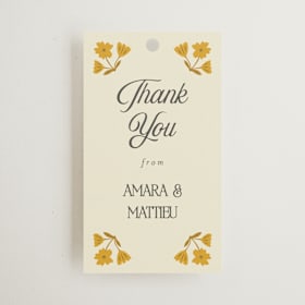 Wedding Favor Tags