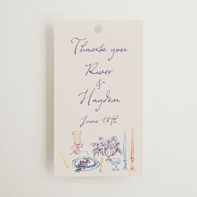 Wedding Favor Tags