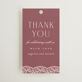 Wedding Favor Tags