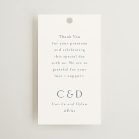 Wedding Favor Tags