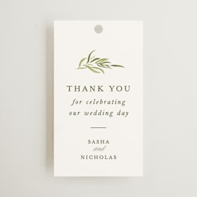 Wedding Favor Tags