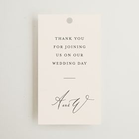 Wedding Favor Tags