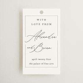 Wedding Favor Tags