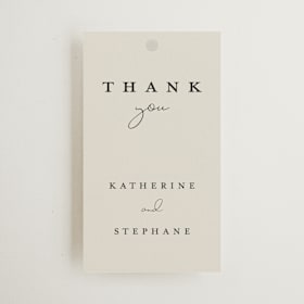 Wedding Favor Tags