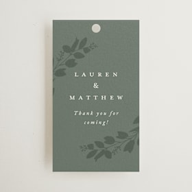 Wedding Favor Tags