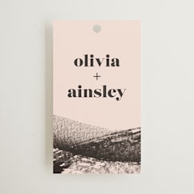Wedding Favor Tags