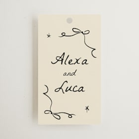 Wedding Favor Tags