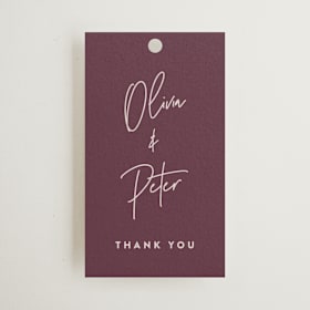 Wedding Favor Tags
