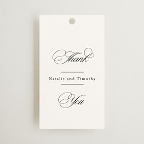 Wedding Favor Tags