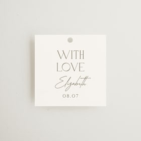 Bridal Shower Favor Tags