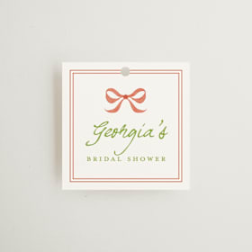 Bridal Shower Favor Tags