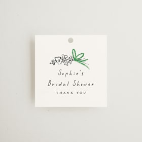 Bridal Shower Favor Tags