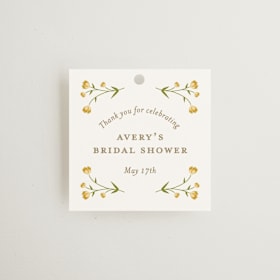 Bridal Shower Favor Tags