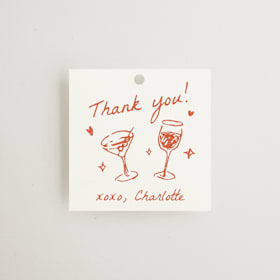 Bridal Shower Favor Tags