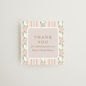 Bridal Shower Favor Tags