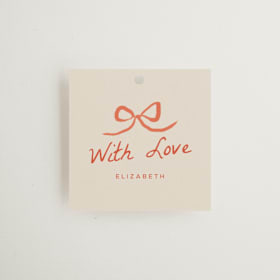 Bridal Shower Favor Tags