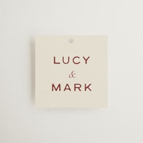Wedding Favor Tags