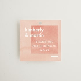 Wedding Favor Tags