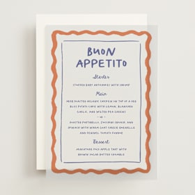 Vellum Menus