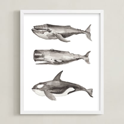 Three Stacked Whales