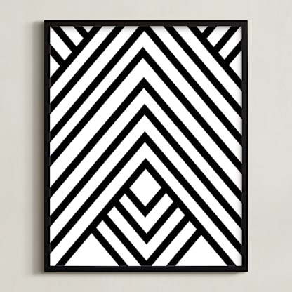 Abstract simple geometric design