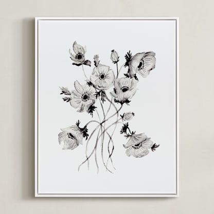 Greyscale Poppies
