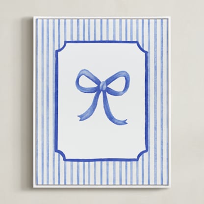 Coquette Blue Bow