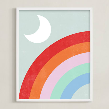 Double Rainbow with Moon and Sun III