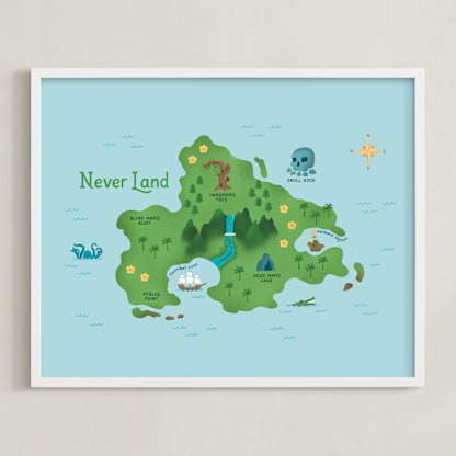 Never Land Map