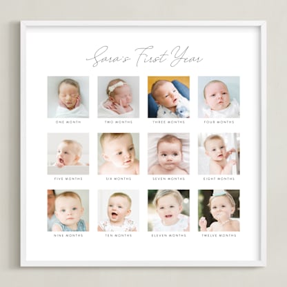 Framed Photo: Baby's First Year