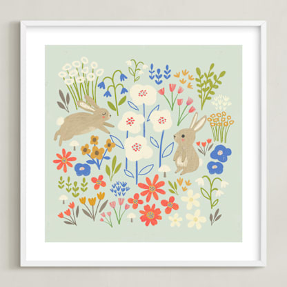 Bunnies in the Garden