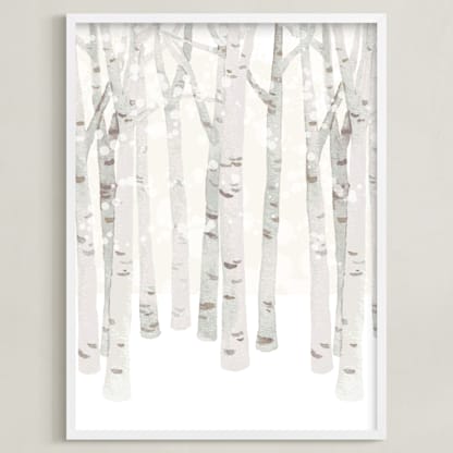 Birch Woods in Winter