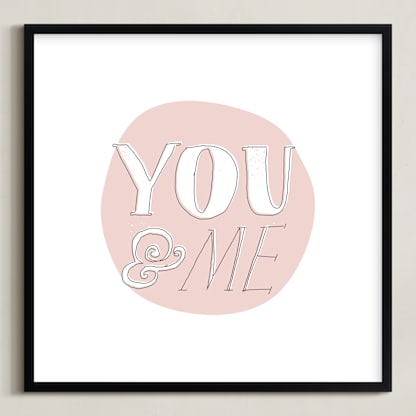 you and me