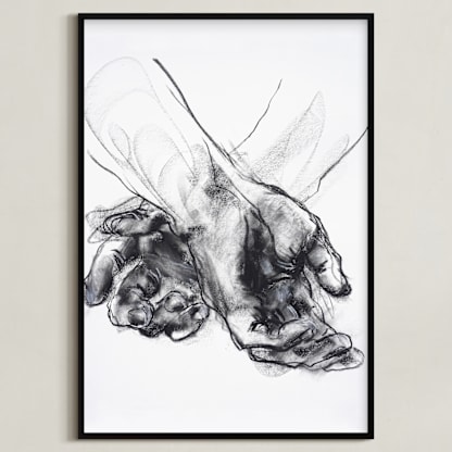 Drawing 561 - Crossed Hands