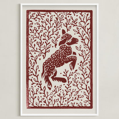 Lamb Linocut
