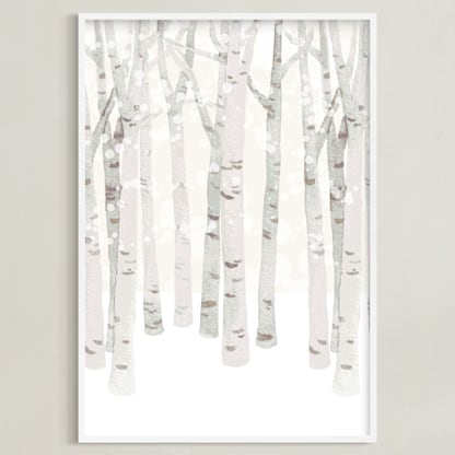 Birch Woods in Winter