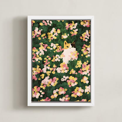 Flower Meadow Cat