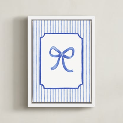 Coquette Blue Bow