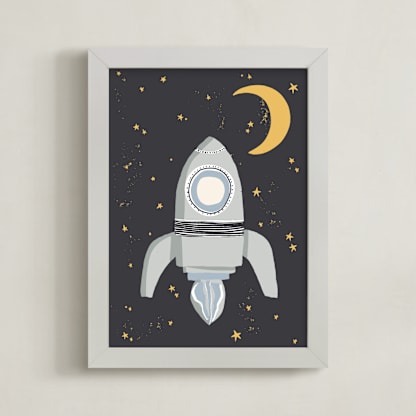 Up in Space Rocket Ship