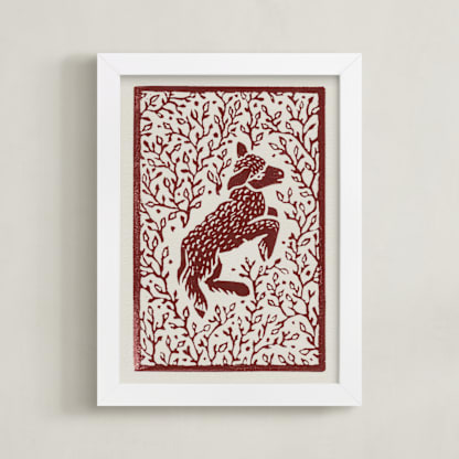 Lamb Linocut