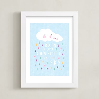 confetti rain drops