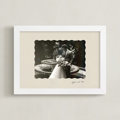 Framed Photo: Vintage Scallop