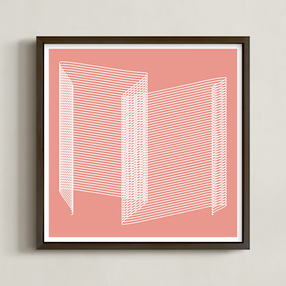 pink and lines