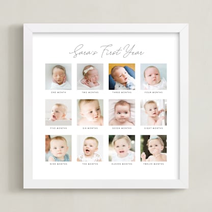 Framed Photo: Baby's First Year