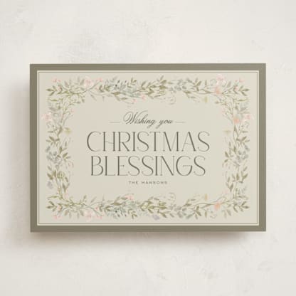 floral frame christmas