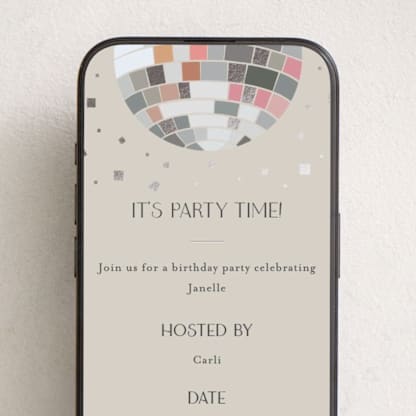 Disco Ball Birthday