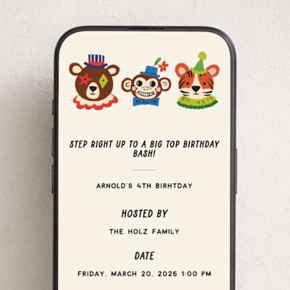 A Birthday Circus