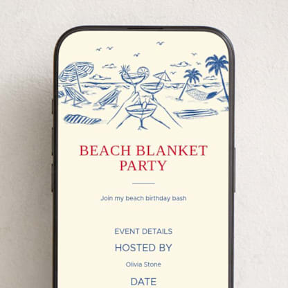 Beach and cocktails