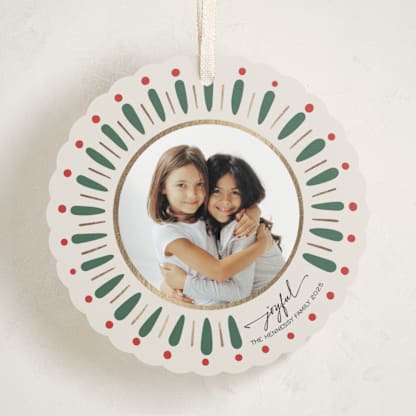 Painted Wreath Gilded